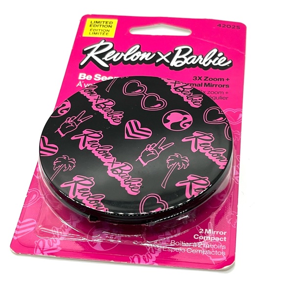 Revlon x 💕BARBIE💕 Compact Mirror *Limited Edition* - Picture 8 of 12